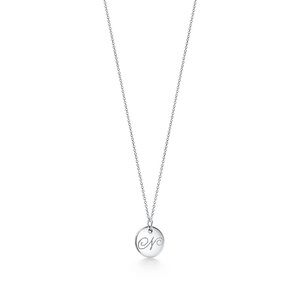 Tiffany & Co. “N” Letter Disk Charm